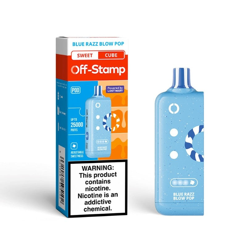 Off Stamp Sweet-Cube Pod - Disposable Vapes (5% - 25,000 Puffs) - Box of 5 - MK Distro