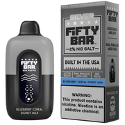 Fifty Bar V2 20K - Disposable Vape (2%) (Box of 5) - Silver Series