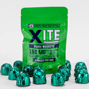 Xite - Dubai Nuggets(75mg D9 THC + 75MG CBD) - (150mg x 5 Nuggets)