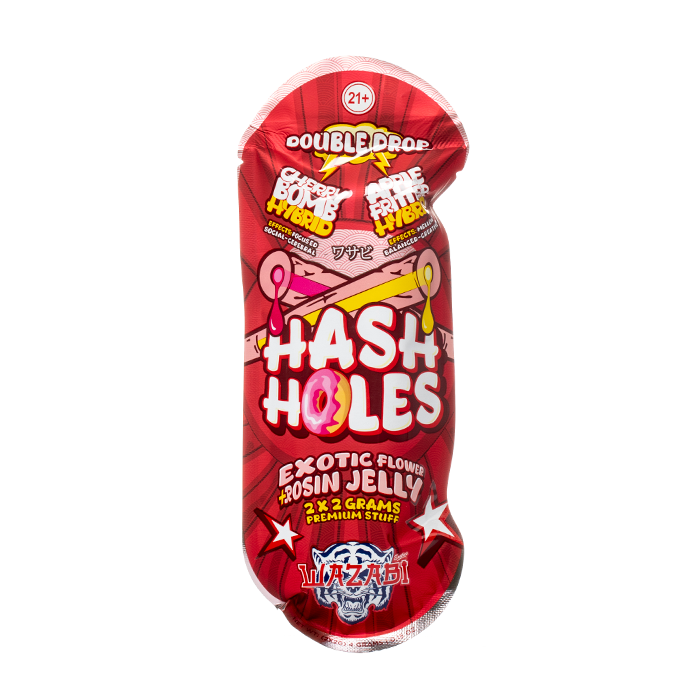 Wazabi Exotics - Hash Hole Double Drop Pre Rolls (2g x 2 Pre-Rolls)