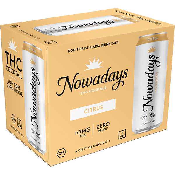 Nowadays - THC Cocktail (10mg THC) - Pack of 6