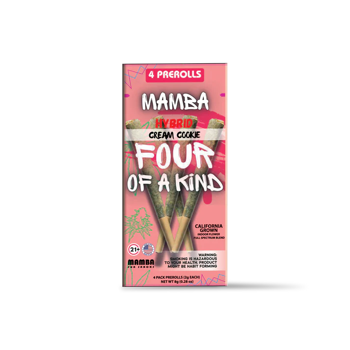 Mamba Four of a Kind (THC-A) - Hemp Pre-Rolls (2g x 4) (Single)