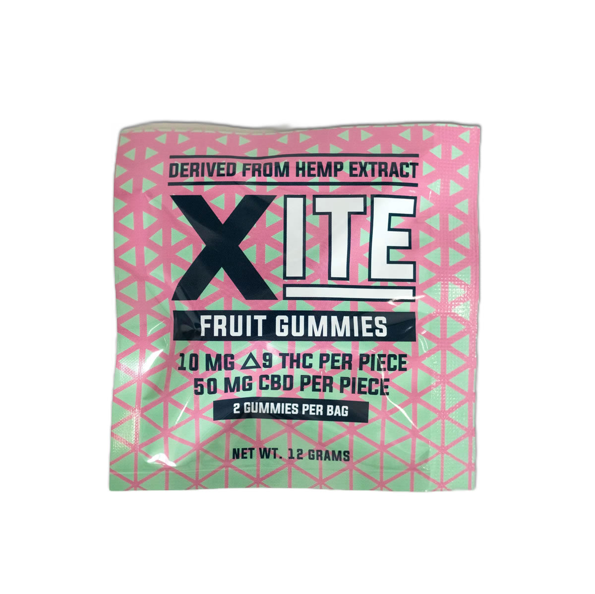 Xite - 2 Pack Fruit Gummies 3000mg (20mg D9 + 100mg CBD) - Jar of 25