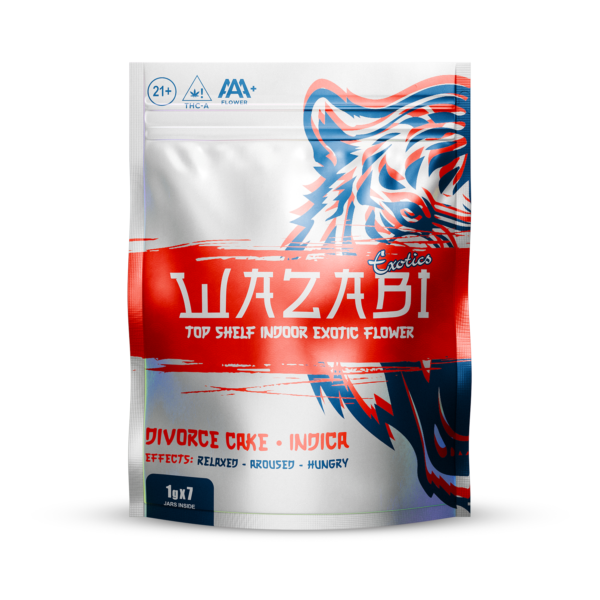 Wazabi Exotics -  Top Shelf Indoor Exotic Flower - (1g x 7 Jars) - MK Distro
