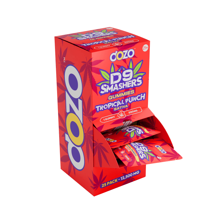 Dozo - D9 Smashers 25pk - Delta Gummies (12,500mg) - MK Distro