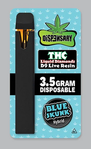 Dispensary - D9+THC Liquid Diamonds Live Resin Disposables - Delta Disposables (3.5g)