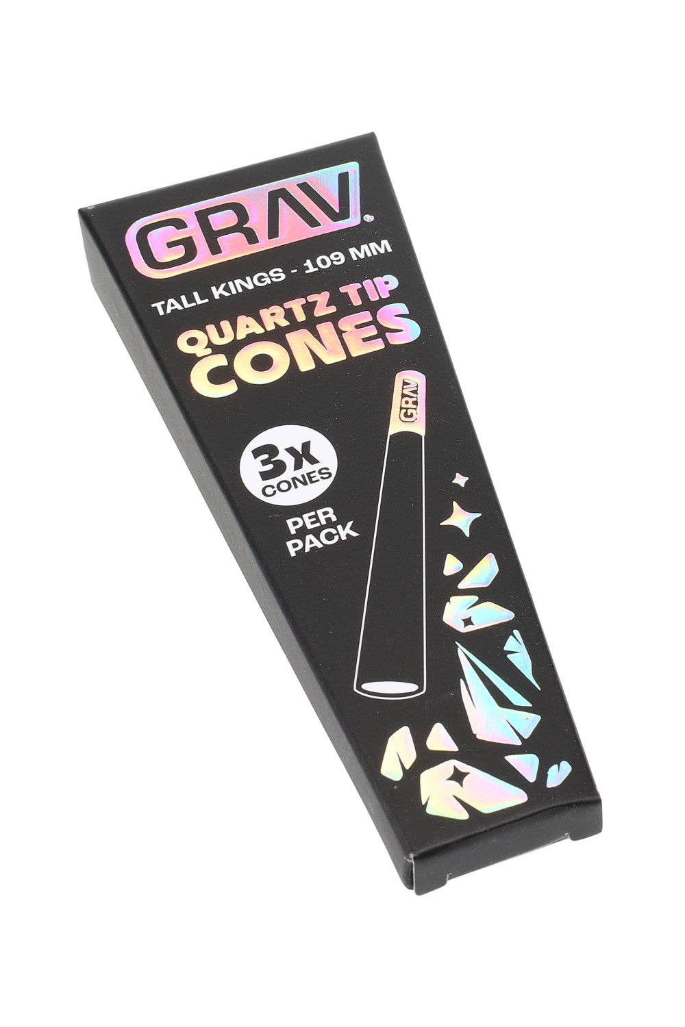 Grav - 109mm Quartz Tip Cones - (Pack of 3) - MK Distro