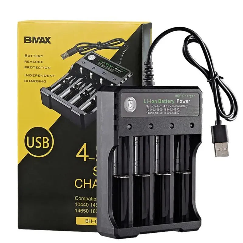 BMAX - Usb 18650 Smart Battery Charger - MK Distro