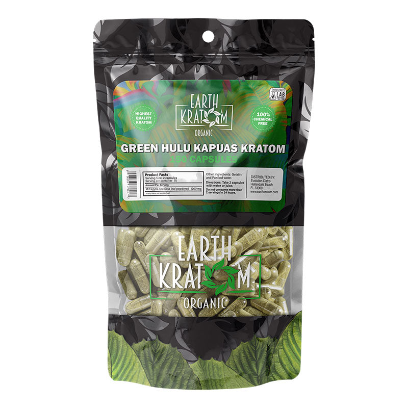 Earth Kratom - Kratom Capsules - MK Distro
