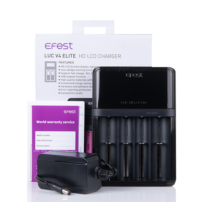 Efest - LUC V4 Elite HD LCD Charger - MK Distro