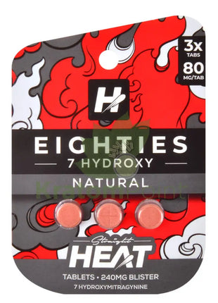 Straight Heat Eighties Blister 7-Hydroxymitragynine - Hydroxy (80mg x 3) (Single)