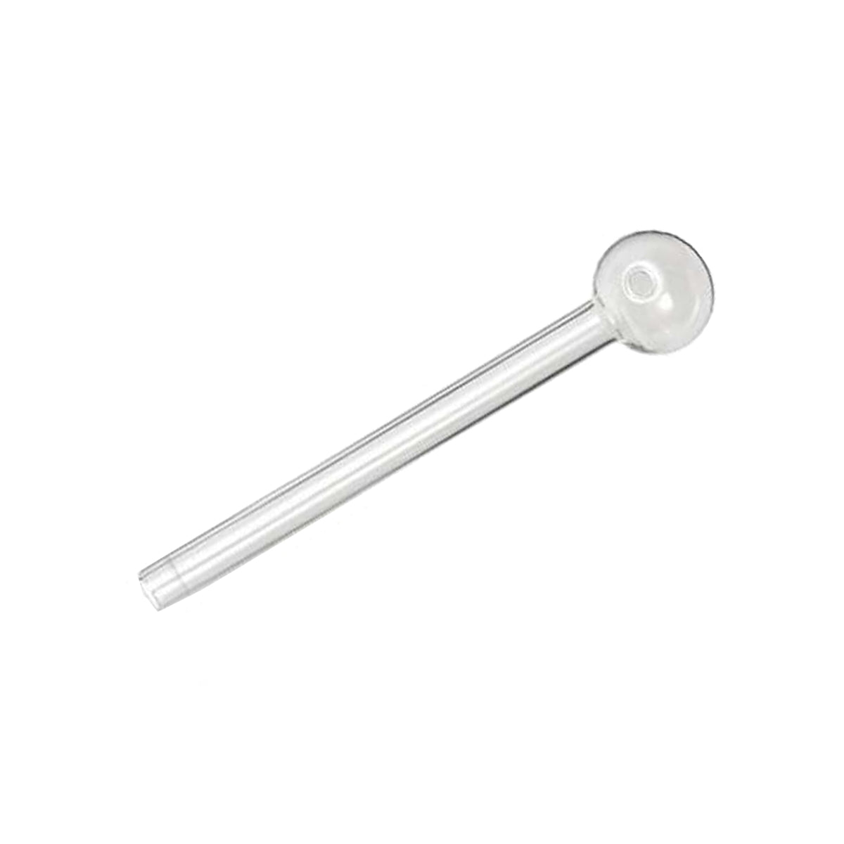 OB 6" CLEAR TOBACCO PIPE-(Pack of 20) - MK Distro