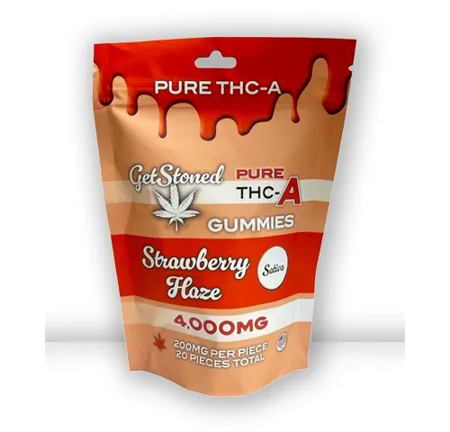 GetStoned Pure (THC-A) - Hemp Gummies (200mg) (20ct)