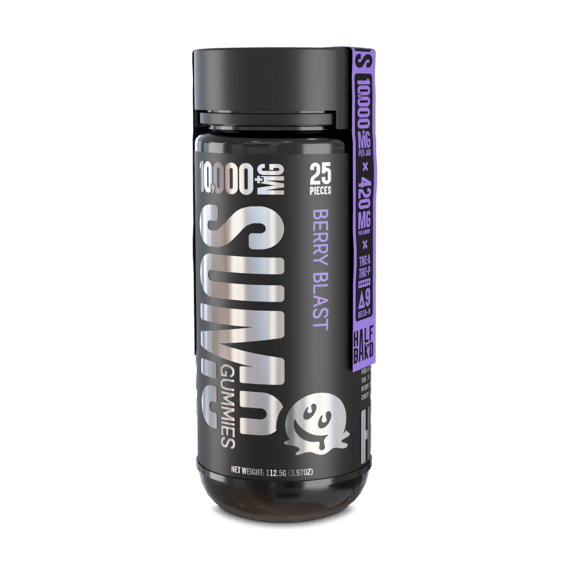 Half Bak'd - Sumo Gummies (THC-A + THC-P) - Delta Gummies (420mg x 25 Gummies) - MK Distro