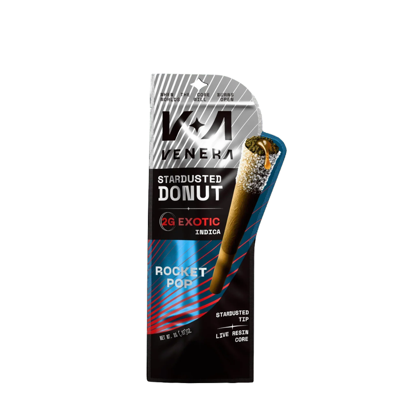 Venera Exotic Stardust Donut - Hemp Pre-Rolls (2g) (Single) - MK Distro