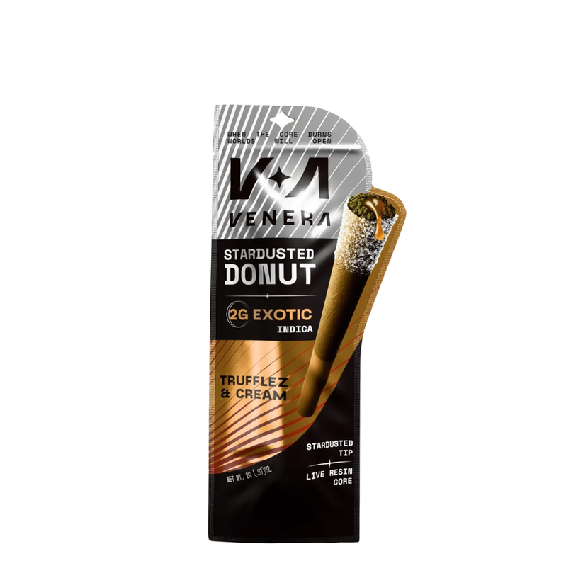 Venera Exotic Stardust Donut - Hemp Pre-Rolls (2g) (Single) - MK Distro