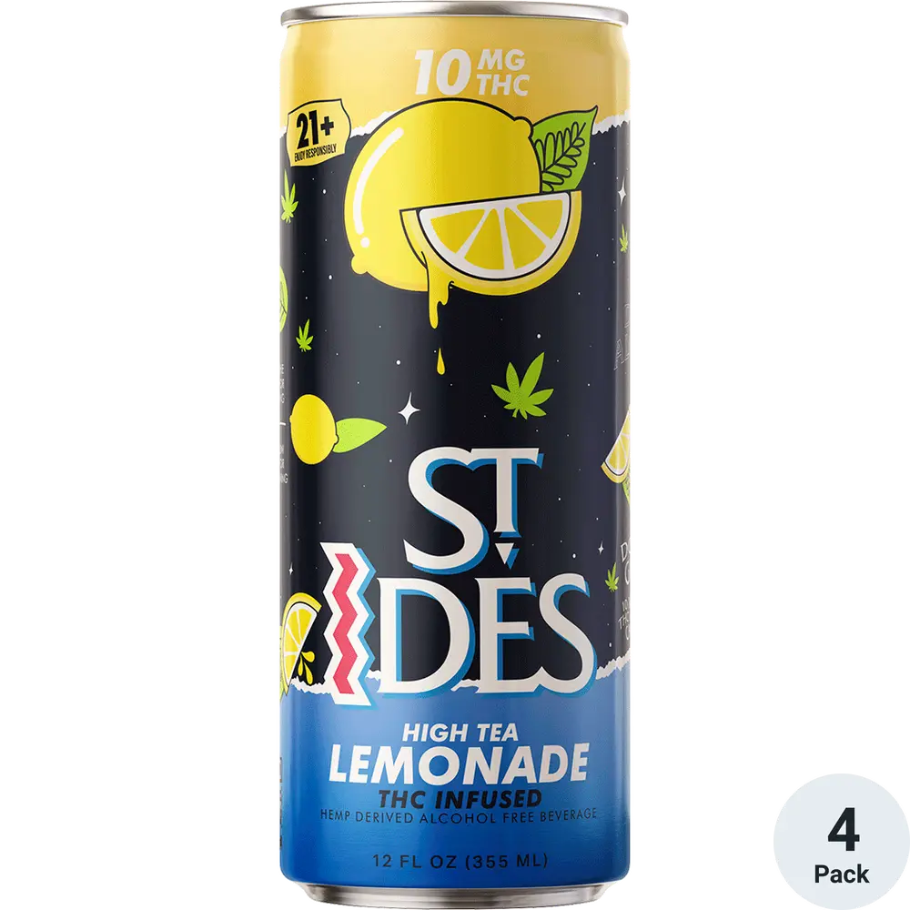 ST'DES - THC Infused Lemonade (10mg) - Pack of 4