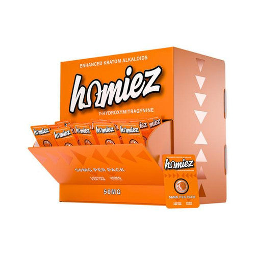 Homiez - 7 Hydroxymitragynine Enhanced Kratom Alkaloids - Kratom Caspsules (50mg x 1ct, 30pk)
