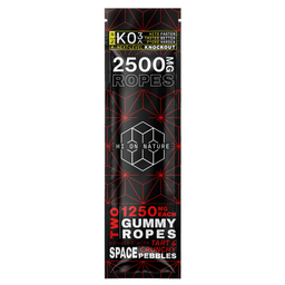 Hi On Nature (HON) -  KO3 Blend Knockout Gummy Ropes Space Pebbles - Gummies & Edibles (2500mg) - MK Distro