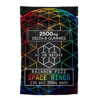 Hi On Nature (HON) - Space Rings - Gummies & Edibles (2500mg) - MK Distro