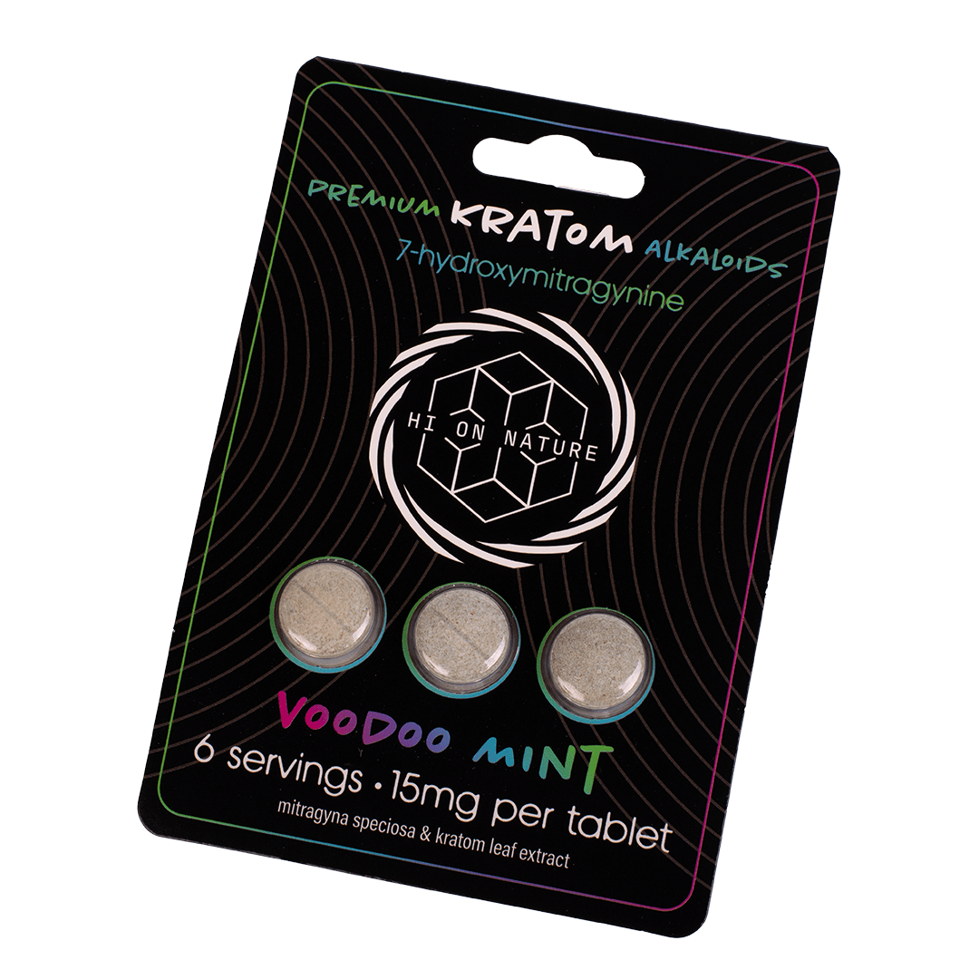 Hi On Nature (HON) - 7-Hydroxymitragynine Tablets (15mg x 3 ct) - Kratom Capsules (Single) - MK Distro