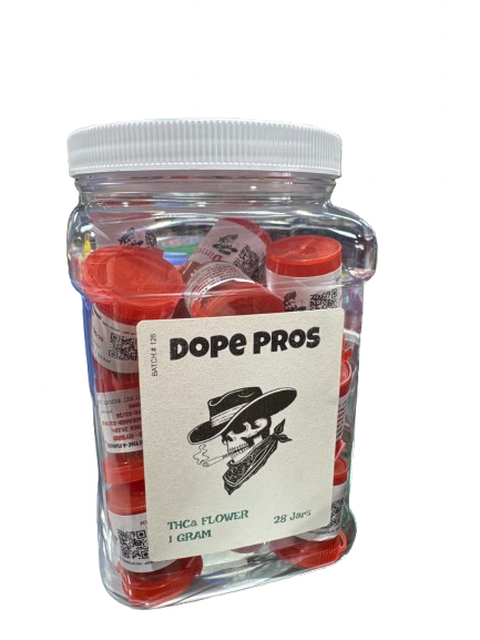 Dope Pros - Premium (THC-A) 1g Flower - (Jar of 28)