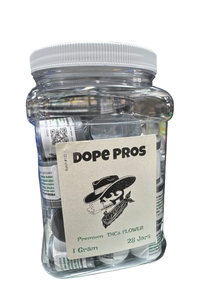 Dope Pros - Premium (THC-A) 1g Flower - (Jar of 28)