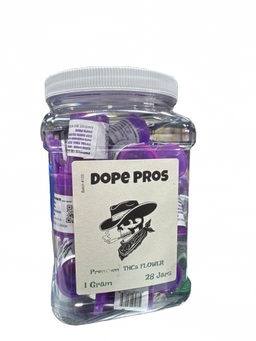 Dope Pros - Premium (THC-A) 1g Flower - (Jar of 28)