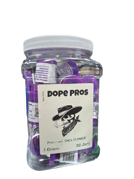 Dope Pros - Premium (THC-A) 1g Flower - (Jar of 28)