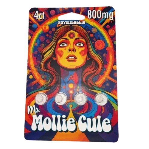 Ms Mollie Cule - Psychedelic Mushroom Tablets 4ct - MK Distro