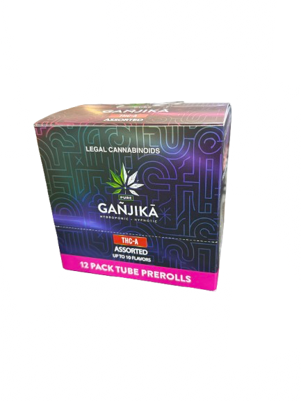 Ganijka - THC-A Legal Cannabinoids Assorted - Delta Pre-Rolls (1.5g x 12) - MK Distro