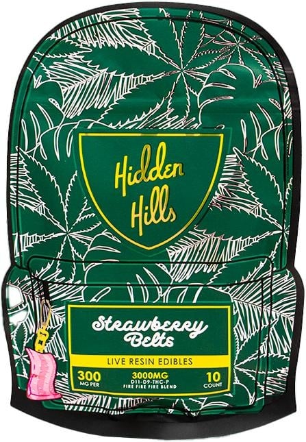 Hidden Hills - Live Resin (D11 + D9 + THC-P) - Delta Gummies (300mg x 10 Gummies) - MK Distro