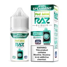 Raz x Pod Juice Salts - Salt Nic E-Liquid (30mL) - MK Distro
