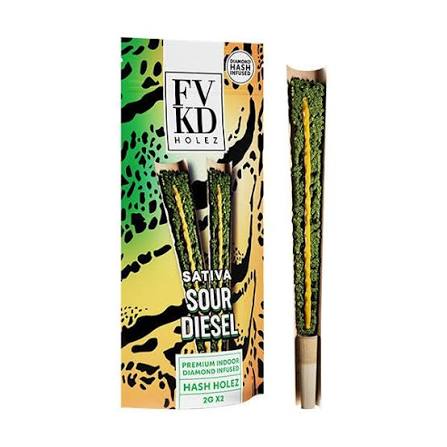 FVKD Hash Holes (THCP) - Hemp Pre-Rolls (2g x 2) (Single)