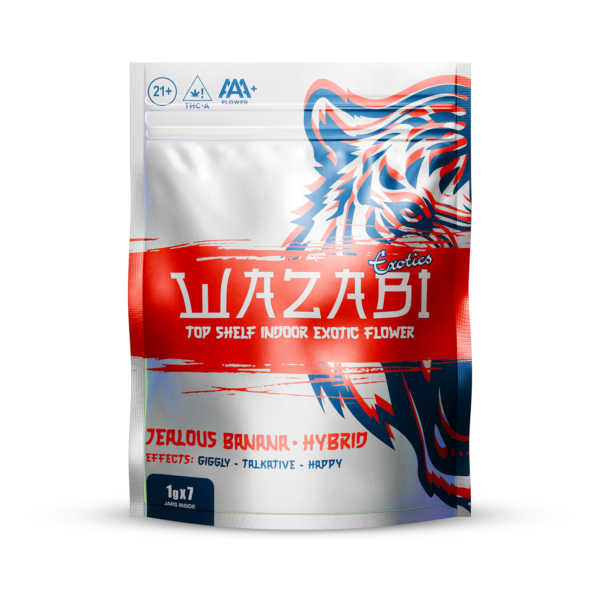 Wazabi Exotics -  Top Shelf Indoor Exotic Flower - (1g x 7 Jars) - MK Distro