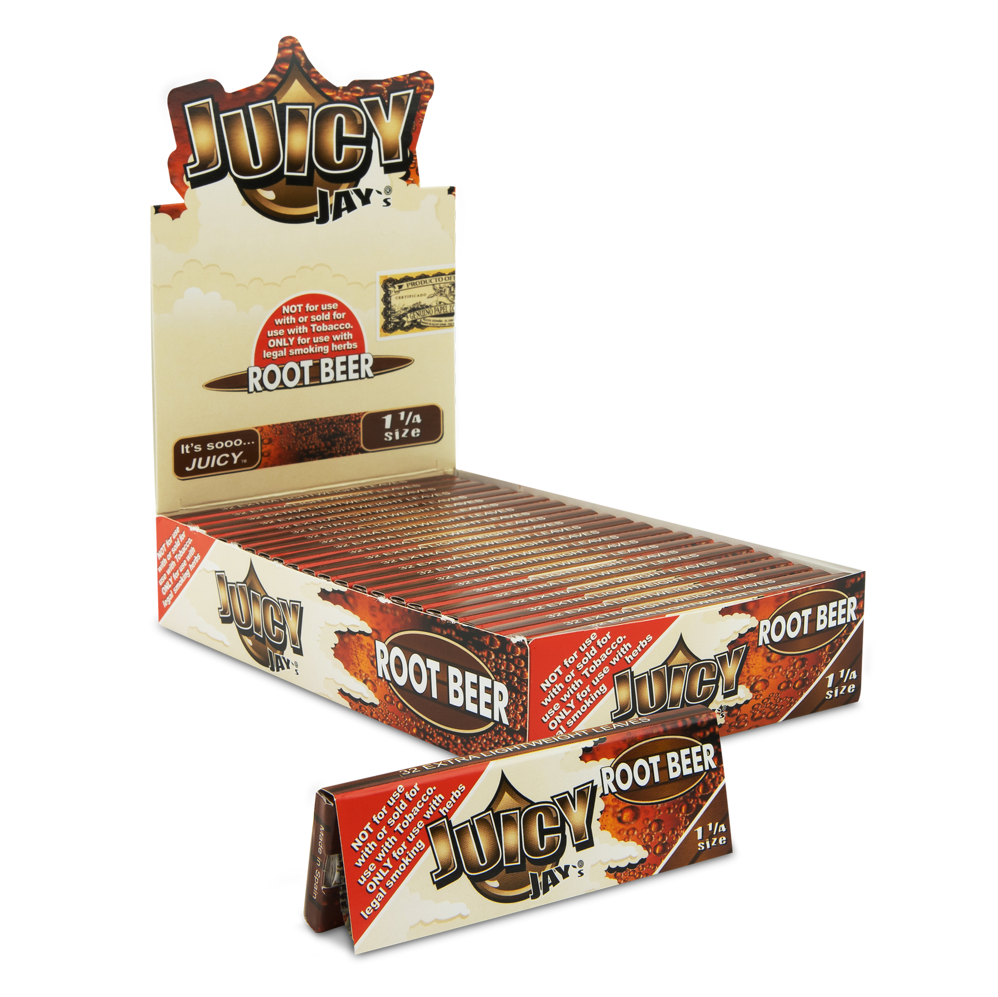 Juicy Jay's - Flavored 1 1/4 Size - Rolling Papers (24 x 32 Papers) - MK Distro