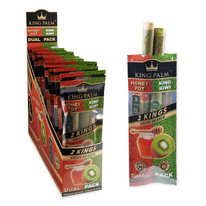 King Palm - 2gm King Size Dual Flavored  Cones - Cones(20 Pack x 2 Cones) - MK Distro