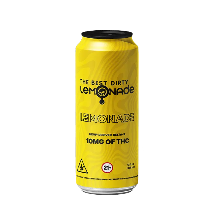 The Best Dirty Lemonade - D9+10mg THC Infused Drinks - Pack of 4