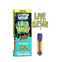 LOOPER - Lifted Live Resin (THC-A+THC-P+HHC) - Hemp Cartridges (2g x 5) - MK Distro