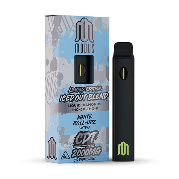 MODUS - Iced out Blend Air (THC-A Liquid Diamond + THC-JD + D8 + THCP) - Hemp Disposable (2g x 5) - MK Distro