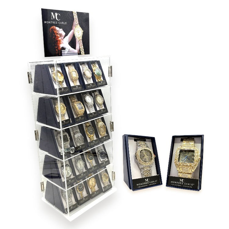 Montes Carlo - Watch Display (40+10 Pcs) - MK Distro