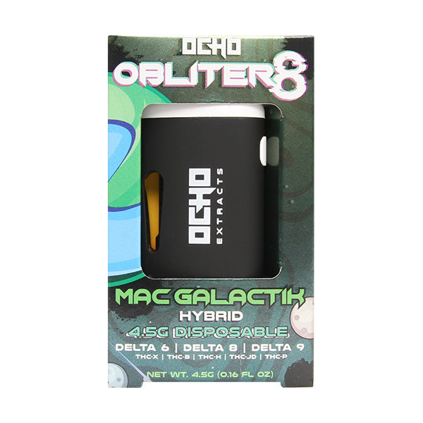Ocho Extracts - Obliter8 (D6 + D8 + D9 + THC-X + THC-B + THC-H + THC-JD + THC-P) - Hemp Disposables (4.5g x  6) - MK Distro