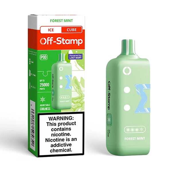 Off Stamp Cube Pod - Disposable Vapes (5% - 25,000 Puffs) - Box of 5 (TEXAS COMPLIANT)