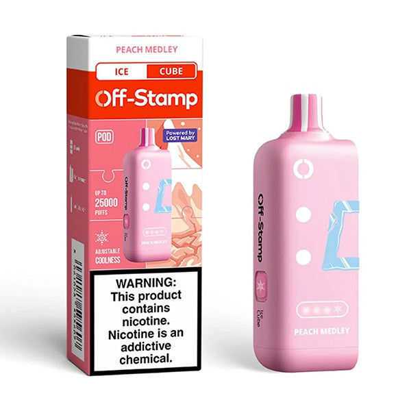 Off Stamp Cube Pod - Disposable Vapes (5% - 25,000 Puffs) - Box of 5 (TEXAS COMPLIANT)