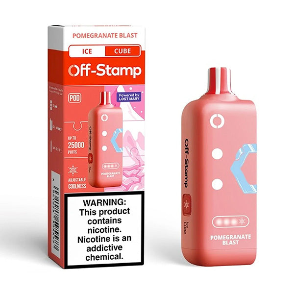 Off Stamp Cube Pod - Disposable Vapes (5% - 25,000 Puffs) - Box of 5 (TEXAS COMPLIANT)