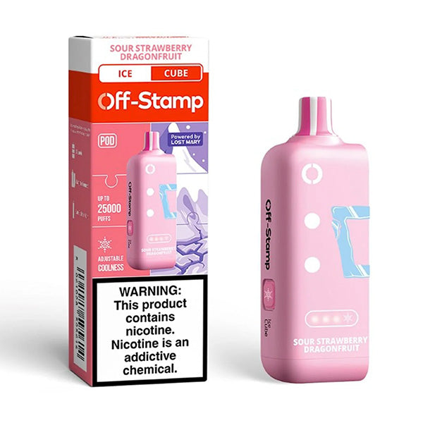 Off Stamp Cube Pod - Disposable Vapes (5% - 25,000 Puffs) - Box of 5 (TEXAS COMPLIANT)