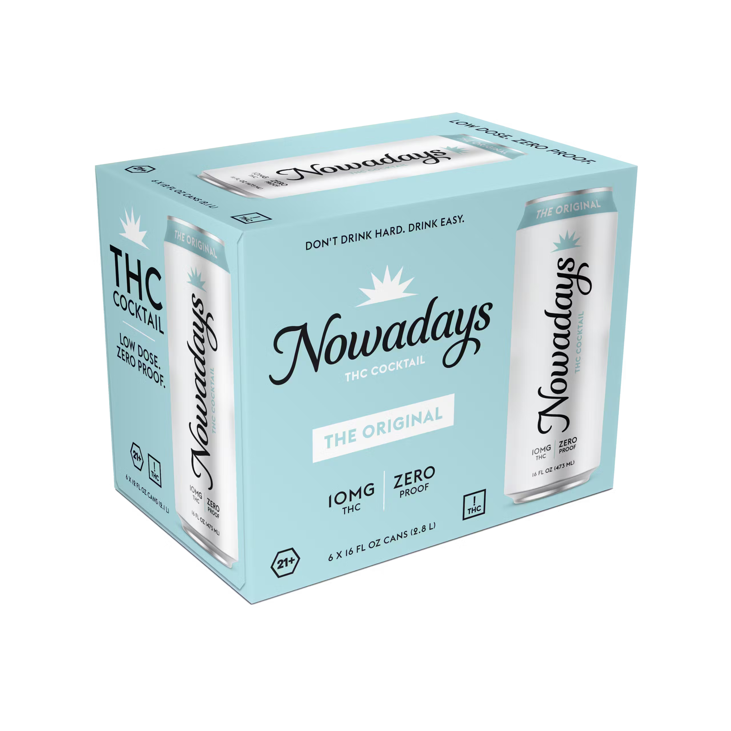 Nowadays - THC Cocktail (10mg THC) - Pack of 6