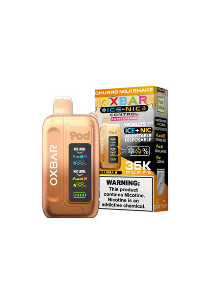 Oxbar x Pod Juice Ice-Nic Control - Disposable Vapes (5% - 35,000 Puffs) - Box of 5 - MK Distro