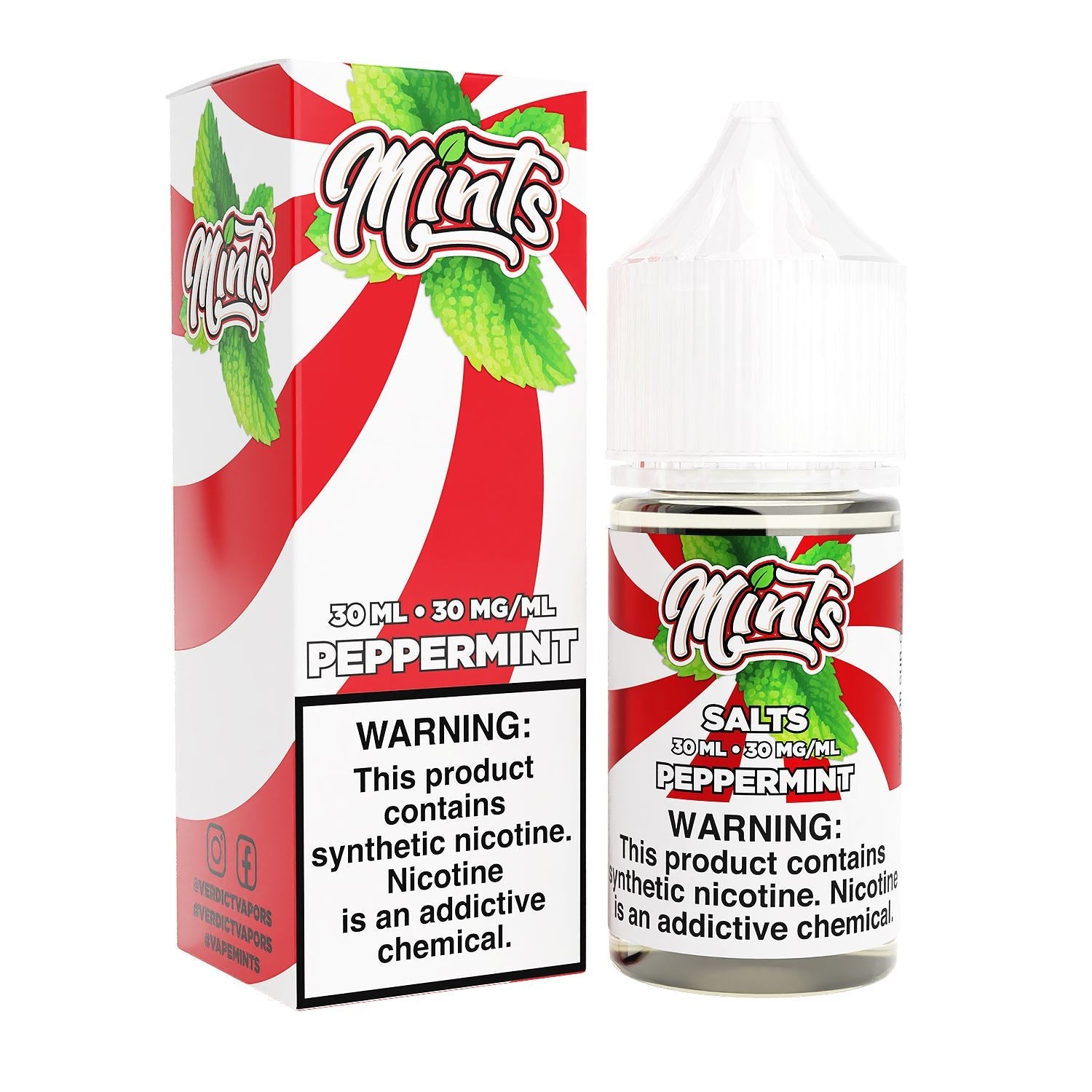 Mints - Salt Nic E-Liquid (30mL) - MK Distro