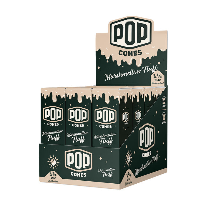 POP Cones - Unbleached 1 1/4 Size - Cones (24 Packs x 6 Cones) - MK Distro